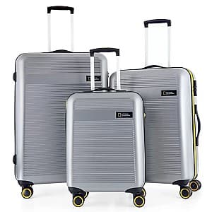 Чемодан National Geographic N-2004 Set Silver