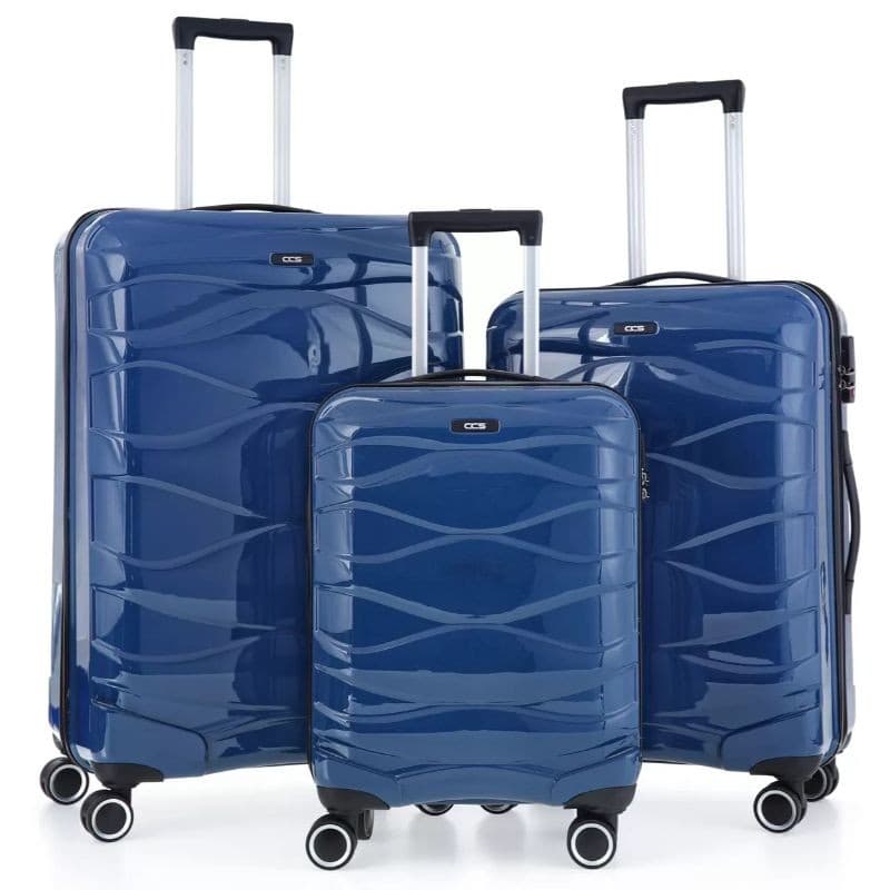 Valiză CCS 5229 Set Blue