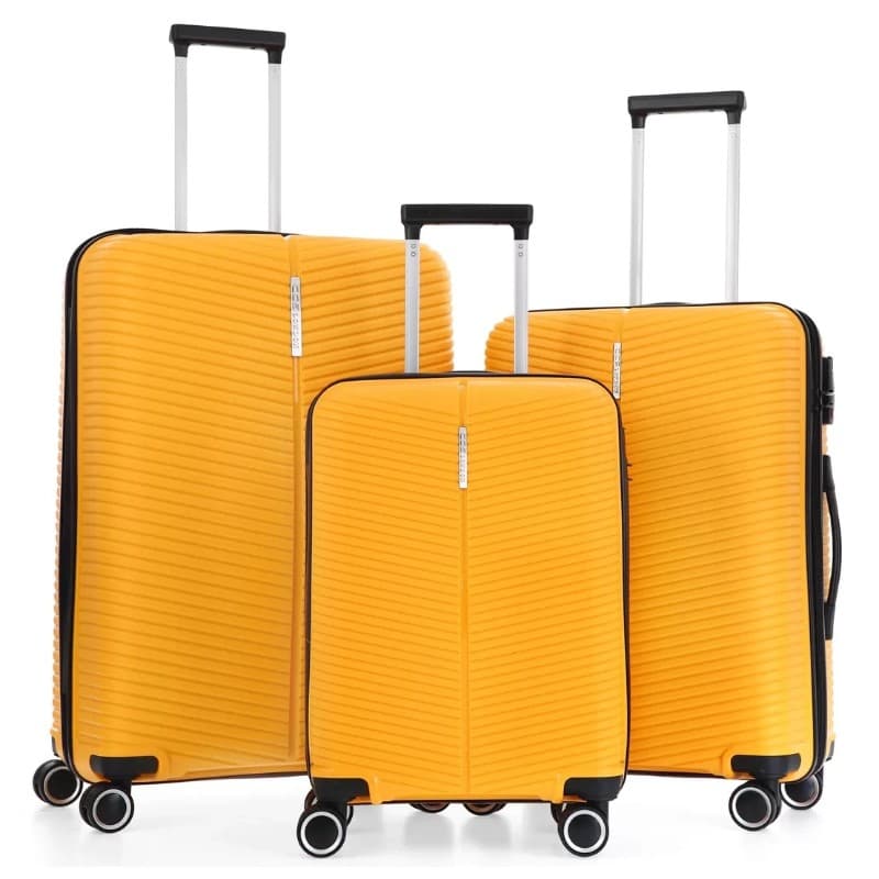 Чемодан CCS 5224 Set Yellow