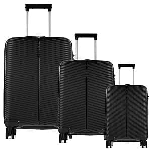 Valiză CCS 5224 Set Black