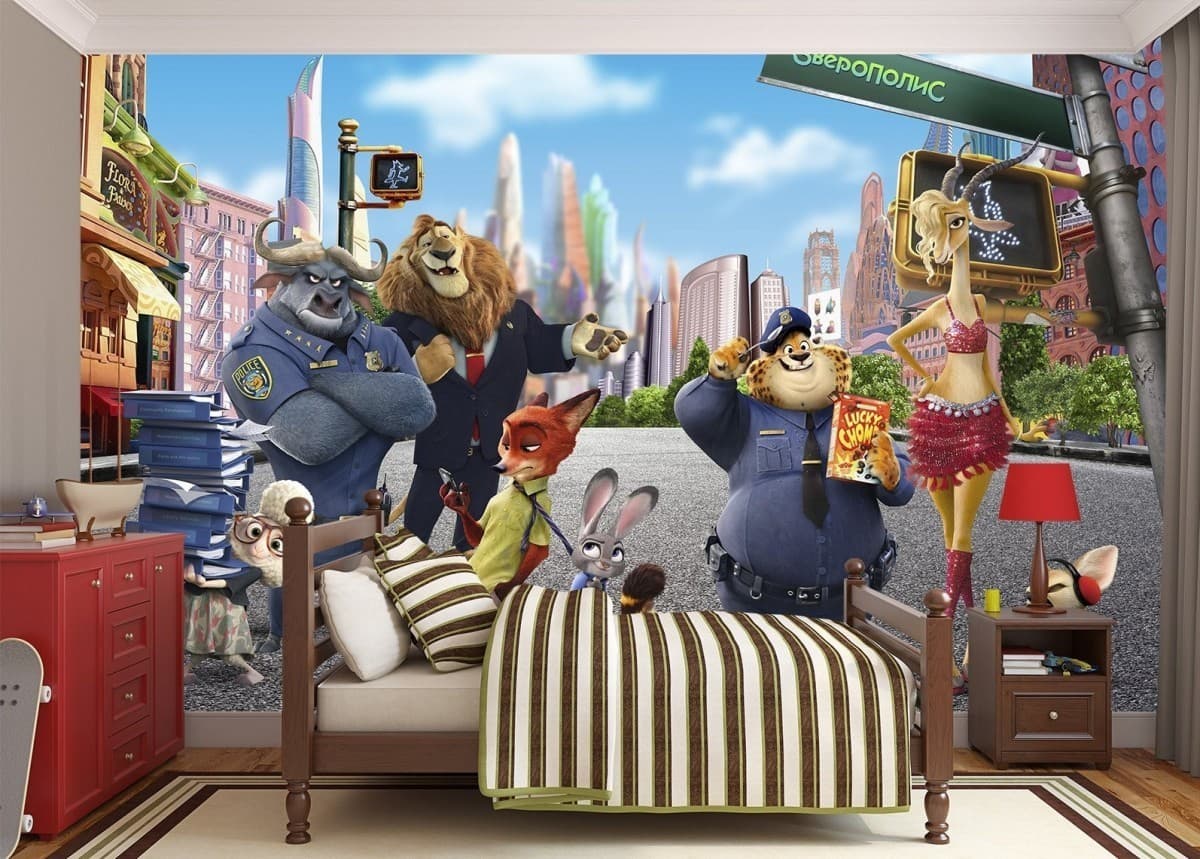 Fototapet 3d Art.Desig Zootopia, Disney_2