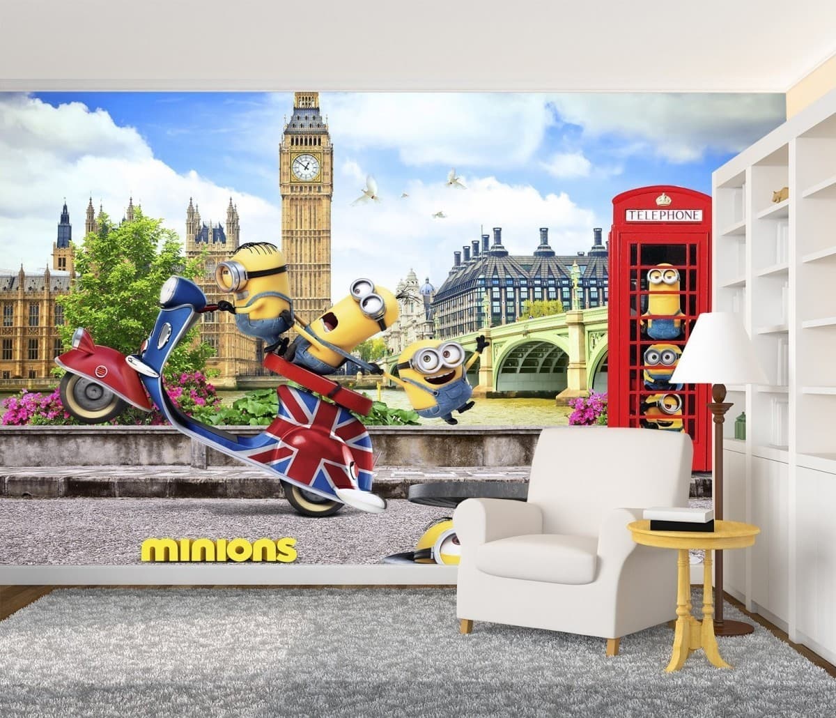 Fototapet 3d Art.Desig Minions 2