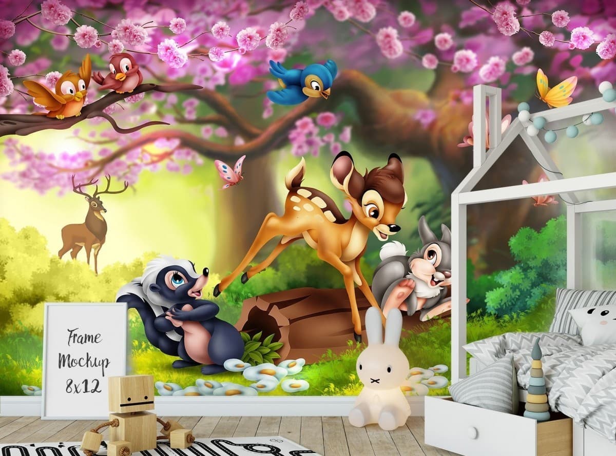 Fototapet 3d Art.Desig Bambi, Disney