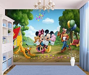 Fototapet 3d Art.Desig Mickey și prietenii in parc