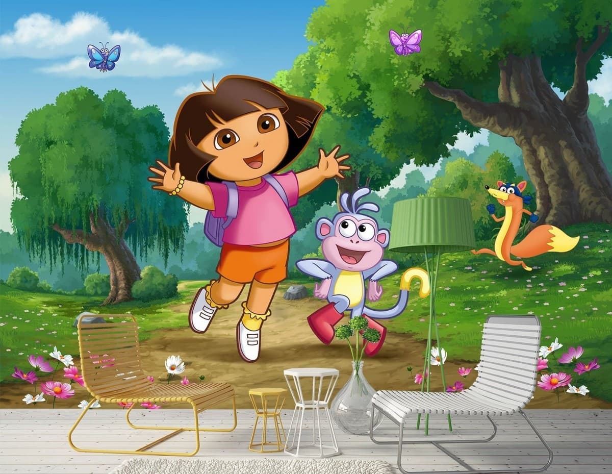 Fototapet 3d Art.Desig Dora the Explorer