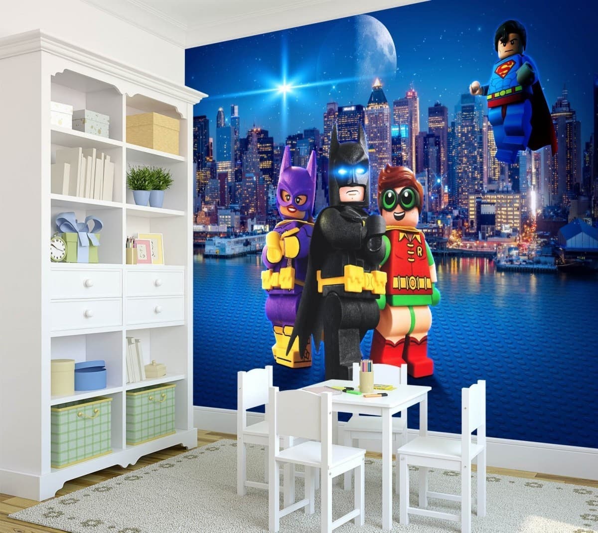 Fototapet 3d Art.Desig Lego, Batman Superheroes