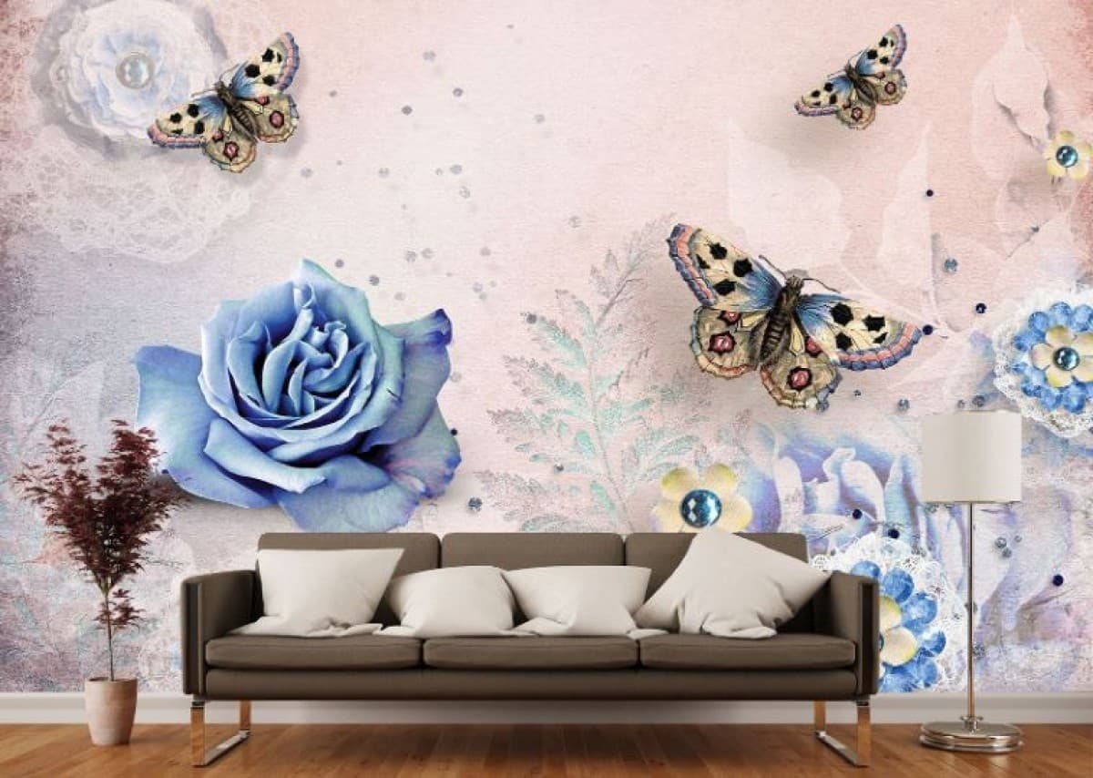 Fototapet 3d Art.Desig Floral tapet