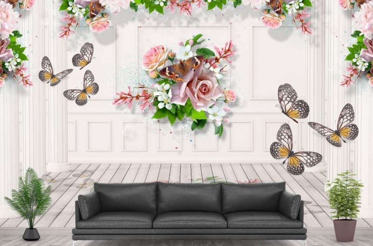 Fototapet 3d Art.Desig Floral tapet_4