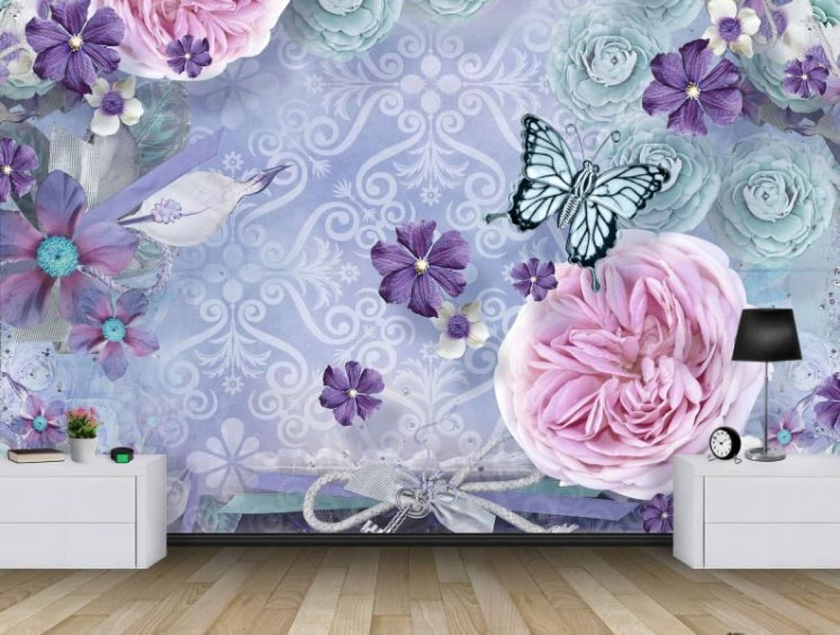 Fototapet 3d Art.Desig Floral tapet_10