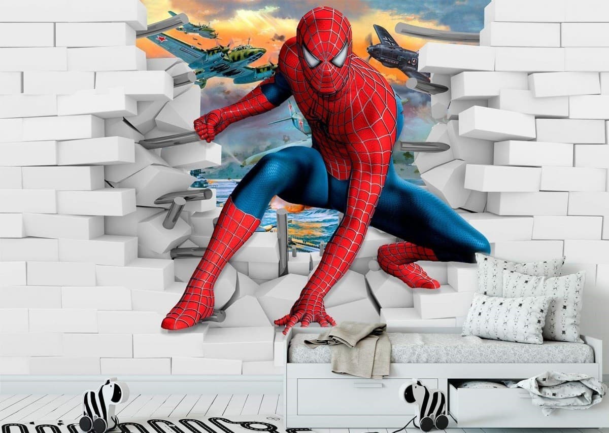 Fototapet 3d Art.Desig Spider-Man, Marvel 3D efect