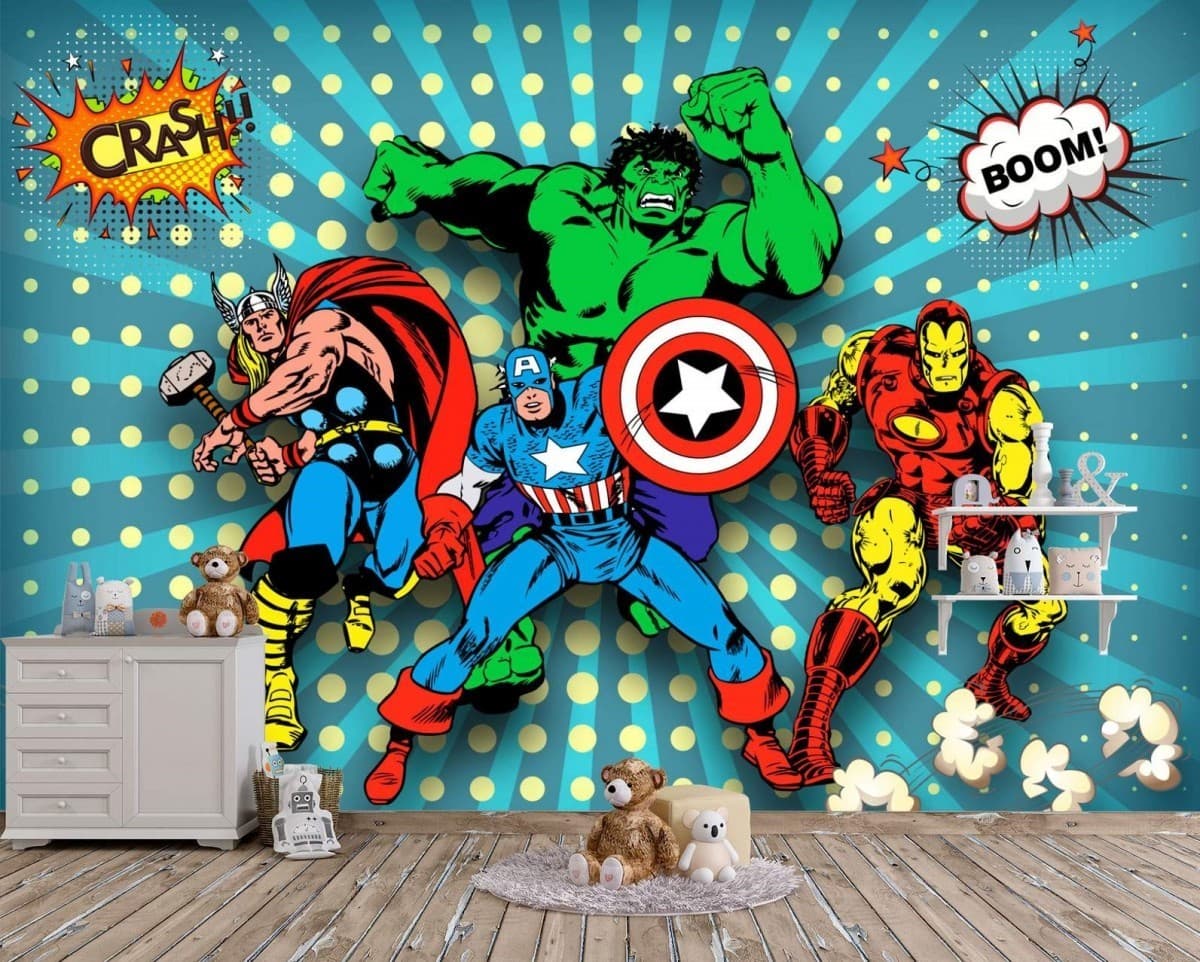 3D Фотообои Art.Desig Комиксы Marvel