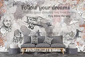 3D Фотообои Art.Desig Обои в винтажном стиле в детскую