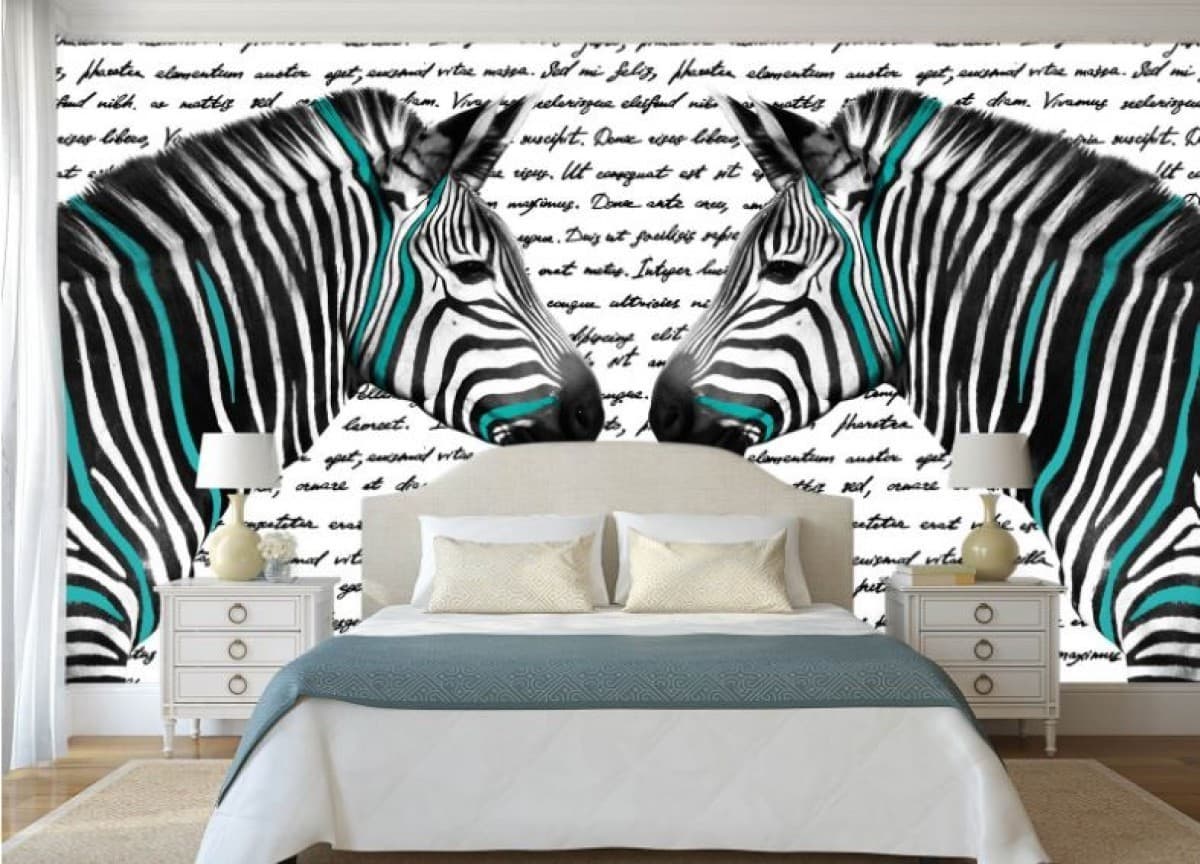Fototapet 3d Art.Desig Doua zebre