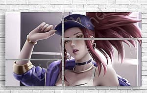 Tablou multicanvas Art.Desig AKALI OF LOL