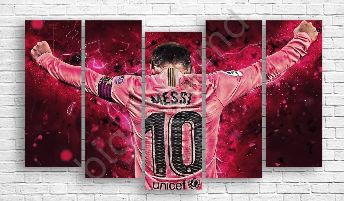 Tablou multicanvas Art.Desig LIONEL MESSI