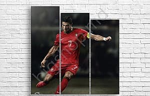 Tablou multicanvas Art.Desig CRISTIANO RONALDO, FOTBALIST