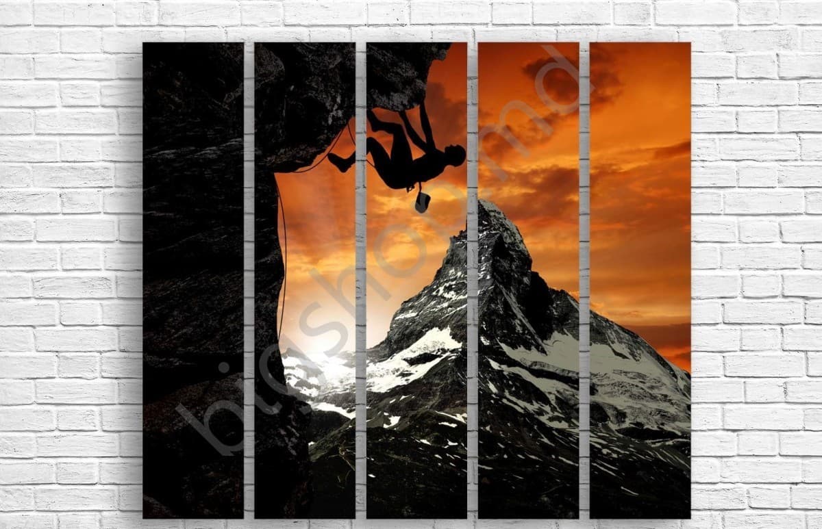 Модульная картина Art.Desig АЛЬПИНИСТ