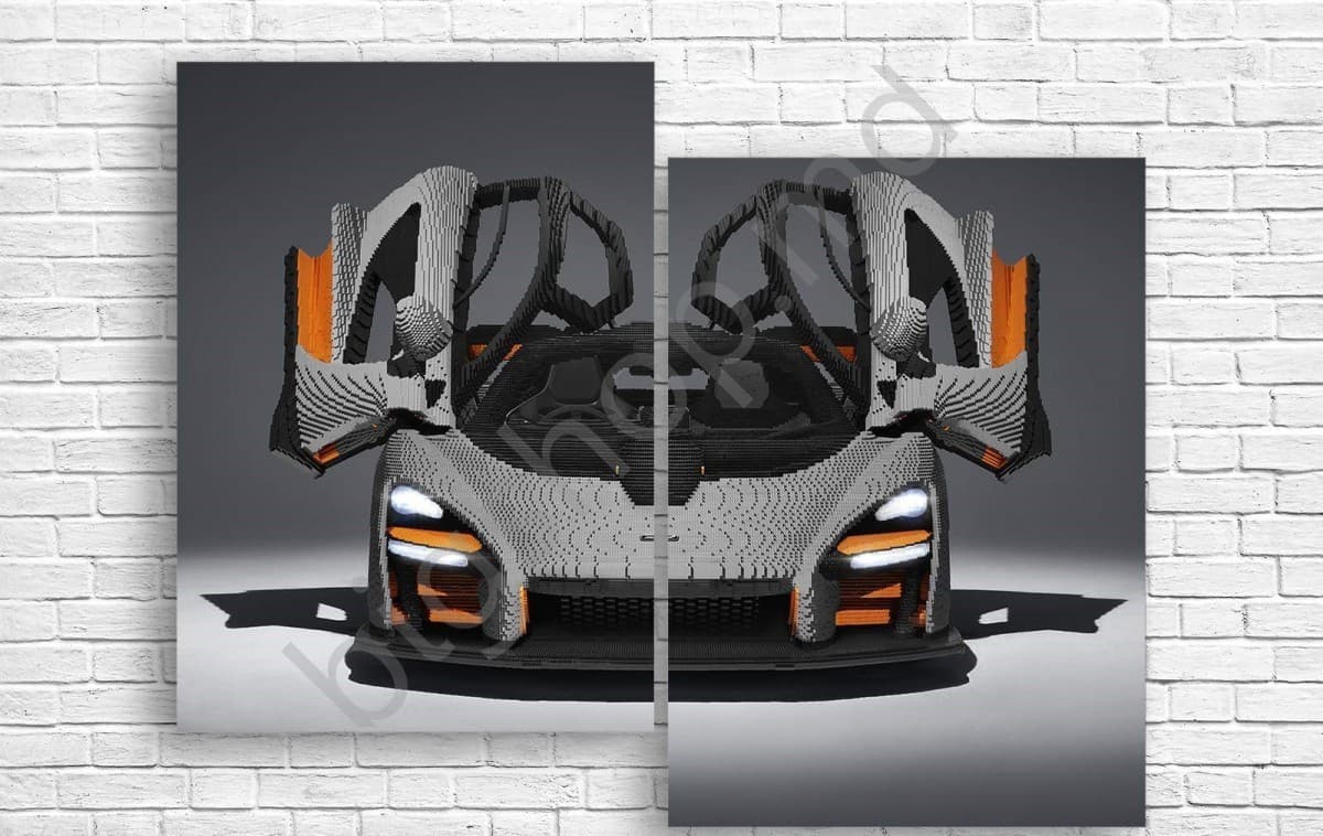 Tablou multicanvas Art.Desig LEGO MCLAREN SENNA