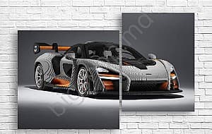 Tablou multicanvas Art.Desig DESENE ANIMATE LEGO MCLAREN SENNA