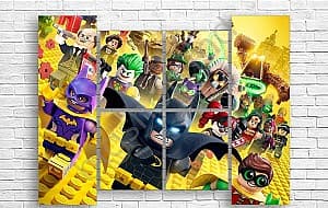 Tablou multicanvas Art.Desig DESENE ANIMATE PENTRU COPII LEGO BATMAN