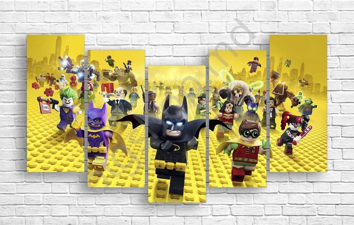 Tablou multicanvas Art.Desig DESEN ANIMAT LEGO BATMAN_7