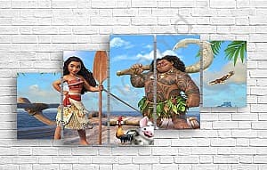 Tablou multicanvas Art.Desig DISNEY MOANA ȘI MAUI_3