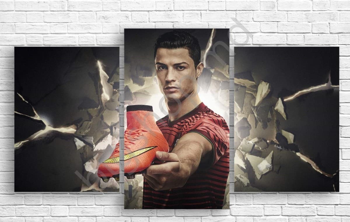 Tablou multicanvas Art.Desig CRISTIANO RONALDO FOOTBALLE