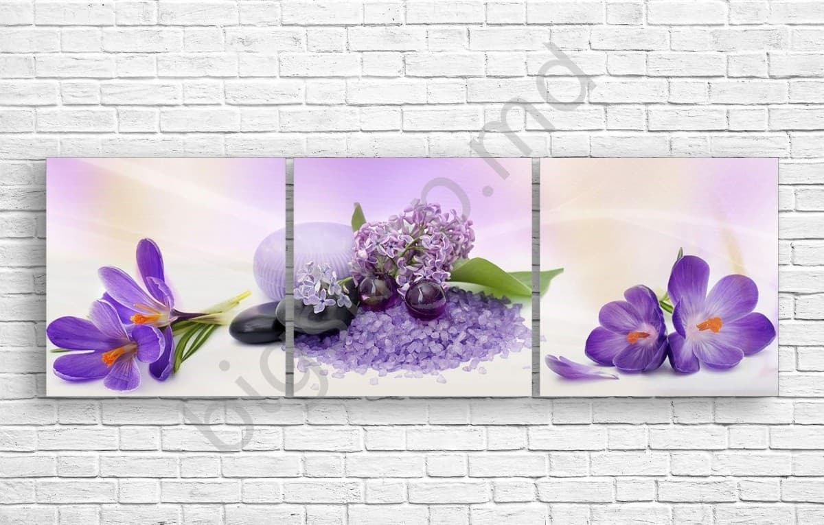 Tablou multicanvas Art.Desig FLORI DE LAVANDĂ _2