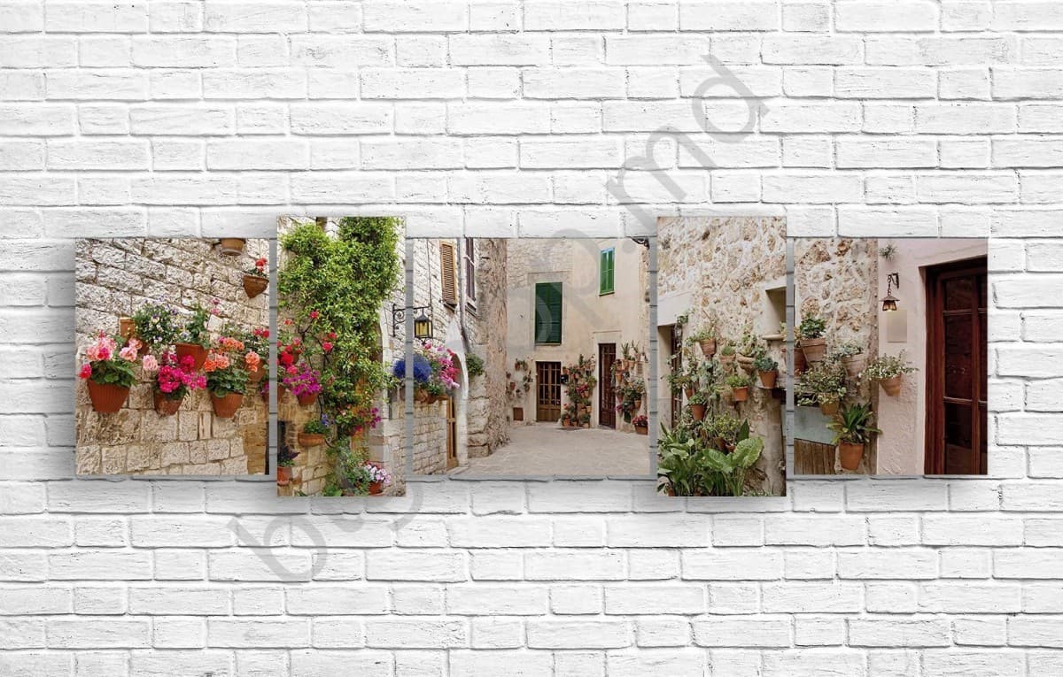 Tablou multicanvas Art.Desig О VARIETATE DE CULORI PE STRĂZI