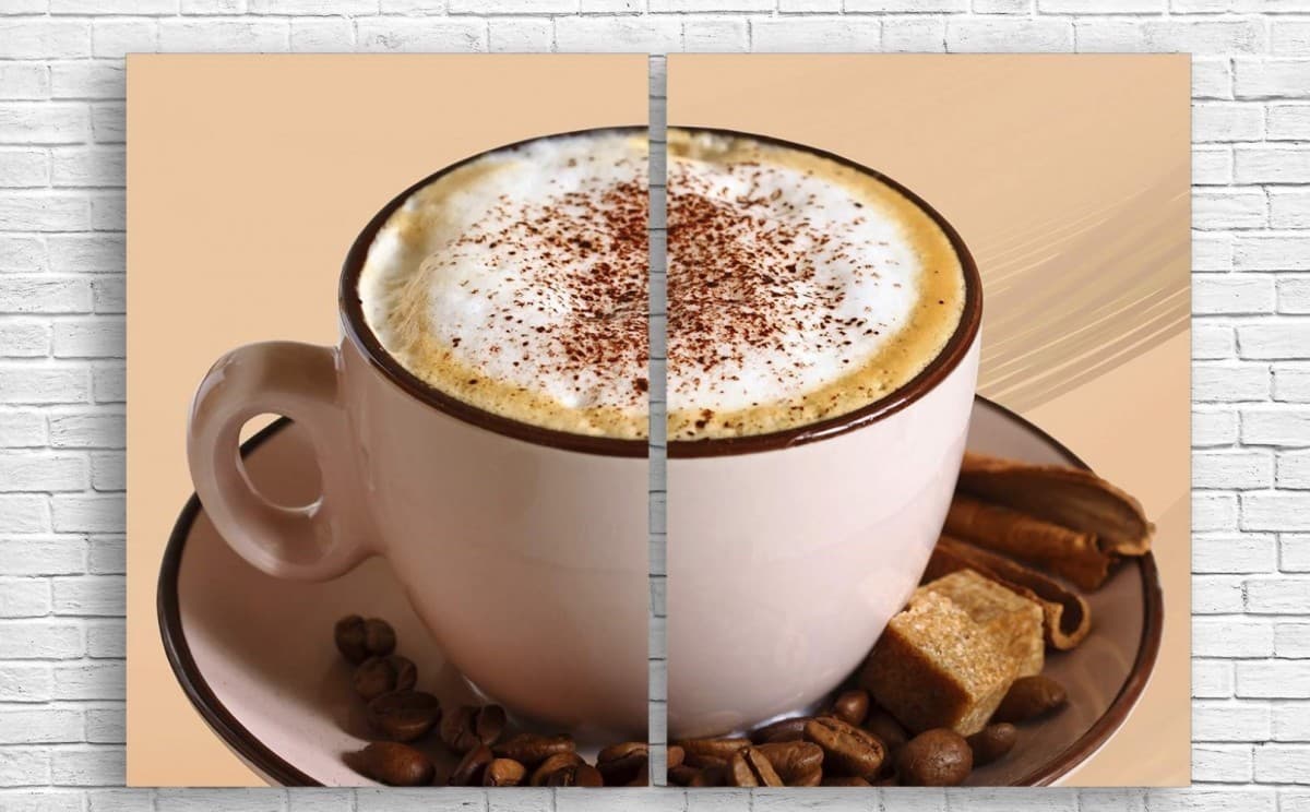 Tablou multicanvas ArtD CAPPUCCINO