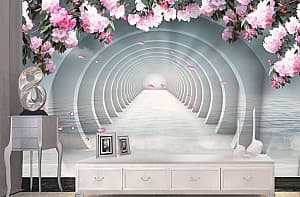 Fototapet 3d Art.Desig Tunel cu flori_3