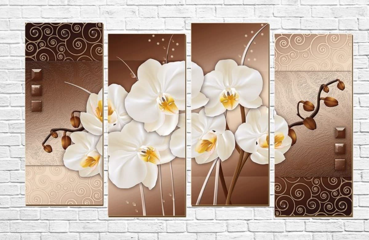 Tablou multicanvas Art.Desig Orchidee_11