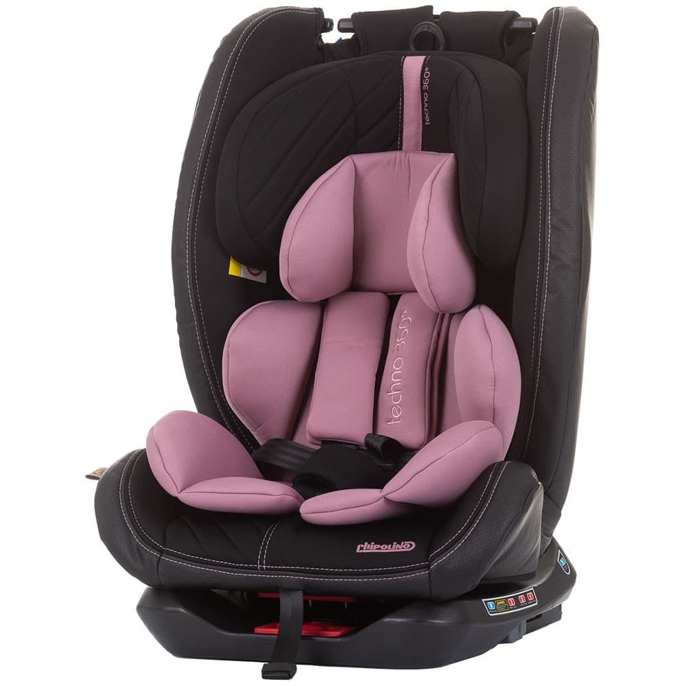 Scaun auto Chipolino Techno Isofix 360° STKTH02305RW Rose Water