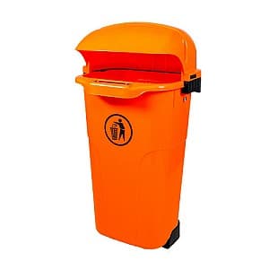 Мусорная урна Europlast SDP50 50L Orange