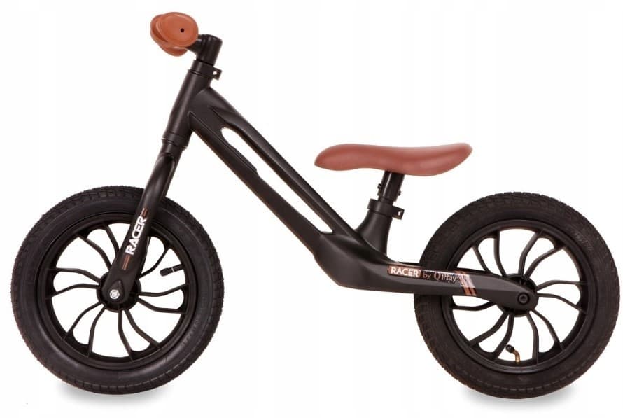 Bicicletă fără pedale QPlay Racer Black/Brown