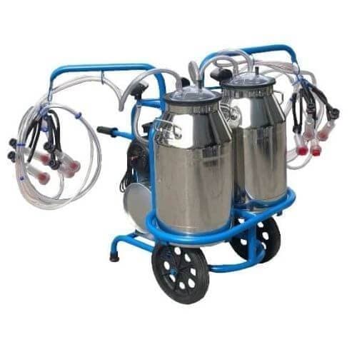 Aparat de muls Tehno Ms Vacuum tank oi | capre 4 posturi/2 bidoane inox