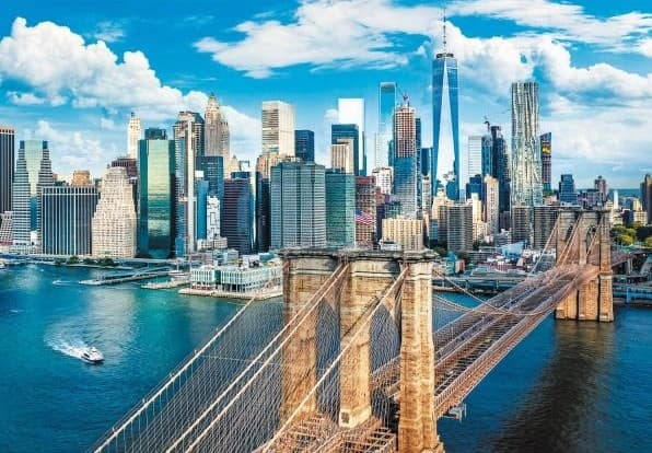 Пазлы Trefl 1000 Brooklyn Bridge, New York (10725)