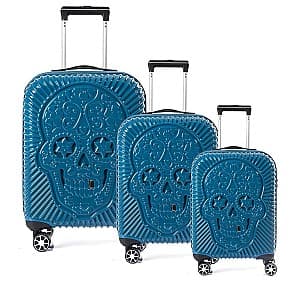 Чемодан CCS 5186 Set Blue