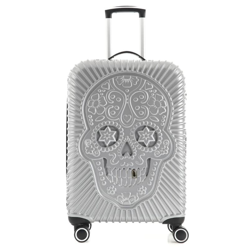 Чемодан CCS 5186 M Silver