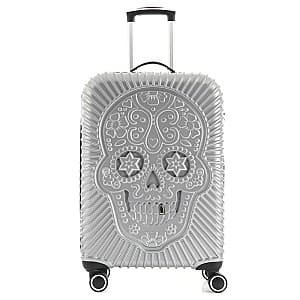 Чемодан CCS 5186 M Silver