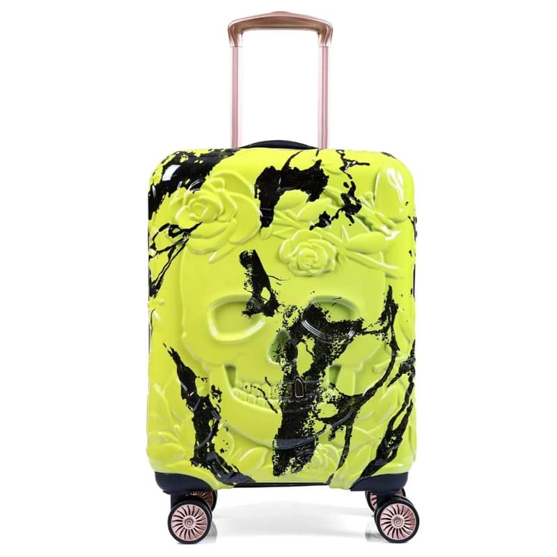 Чемодан CCS 5217 S Yellow-Black