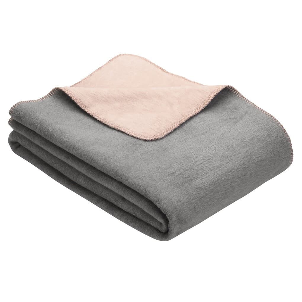 Одеяло IBENA Jacquard Dublin Pink/Grey
