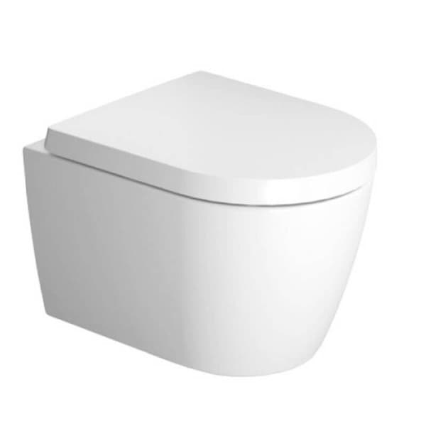 Унитаз подвесной Duravit Me by Starck Compact Rimless (45300900A1)