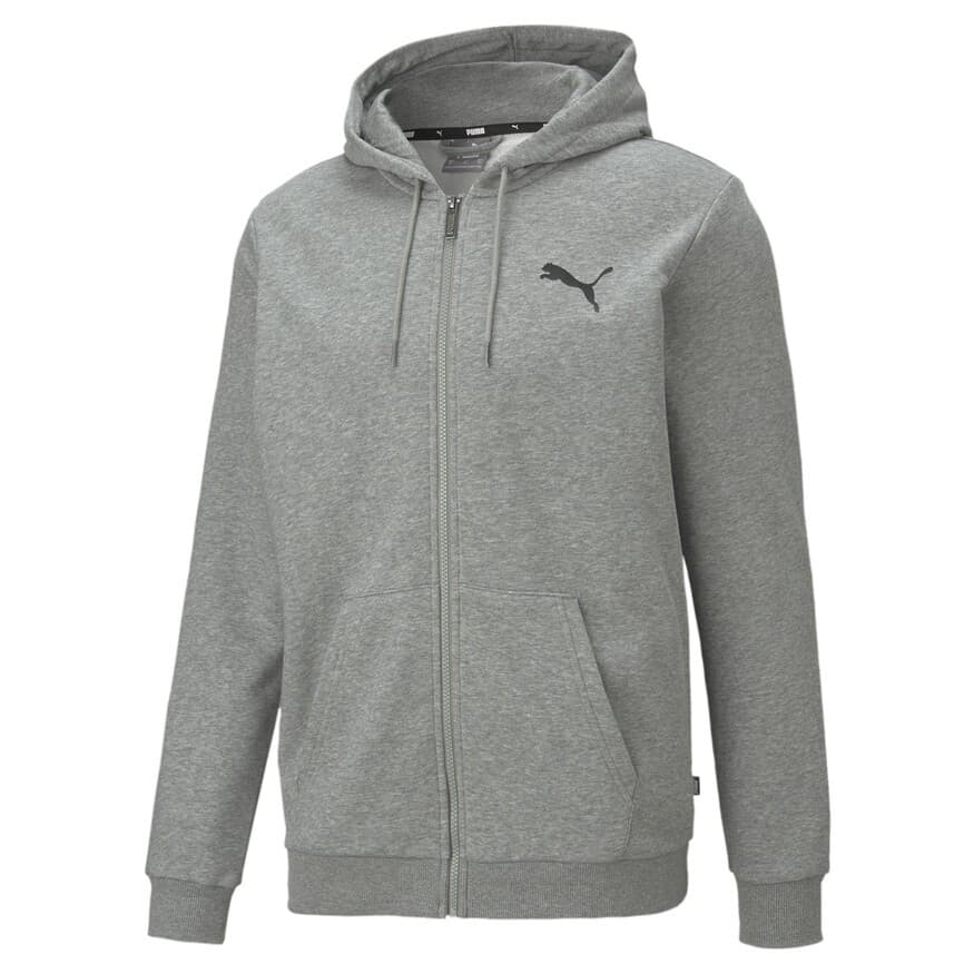 Батник Puma Ess Small Logo Fz Hoodie Tr Gray