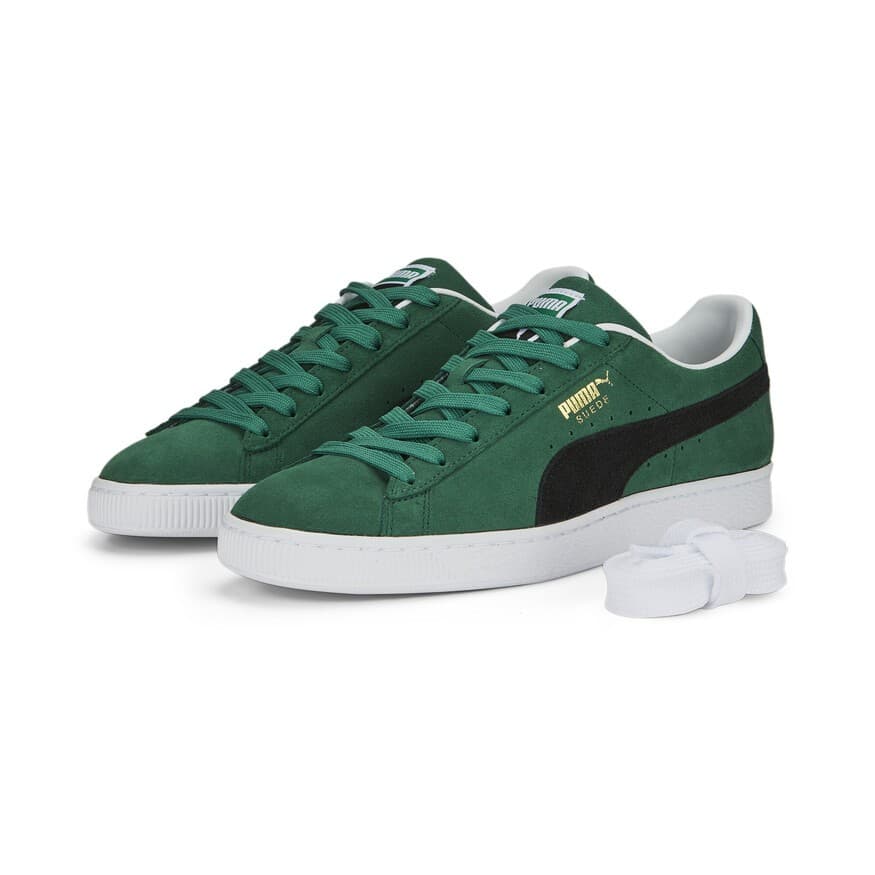 Кроссовки Puma Suede Classic XXI green black