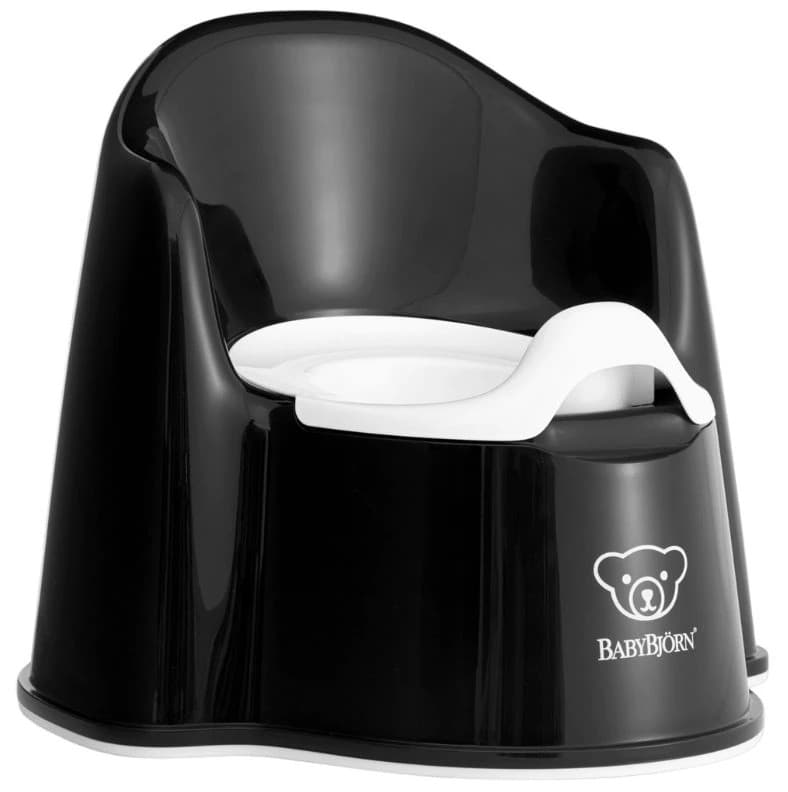 Горшок BabyBjorn Potty Chair Black/White