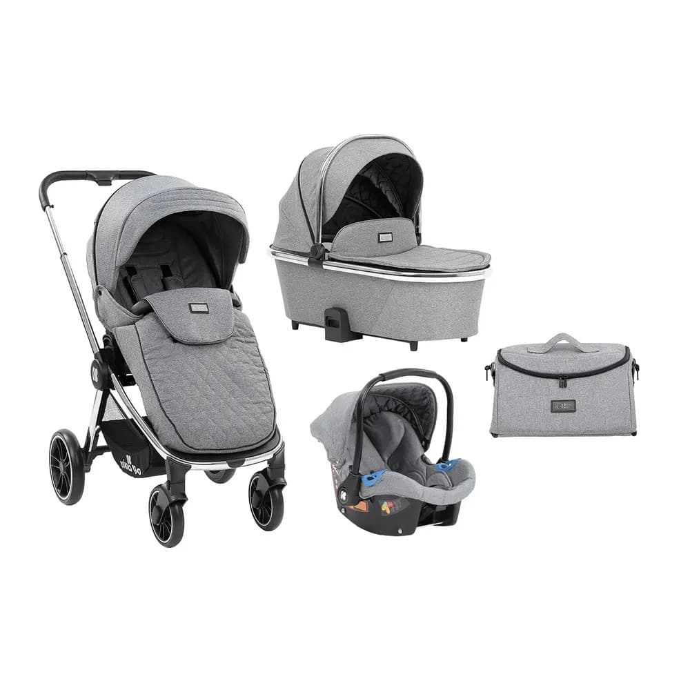 Модульная коляска Kikka Boo Vicenza Premium Gray