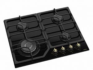 Plita incorporabila pe gaz Wolser WL- F 6402 GT IC Rustic Black