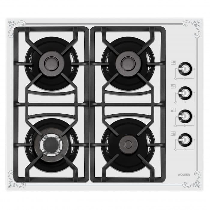 Варочная панель газовая Wolser WL-F 6401 GT IC White Rustic