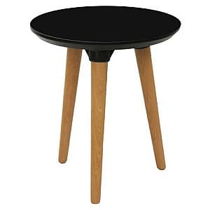 Стол деревянный Vitra PW-037-3N (400x450mm) Black